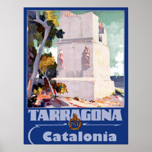 Tarragona, Catalonië, Spanje Poster