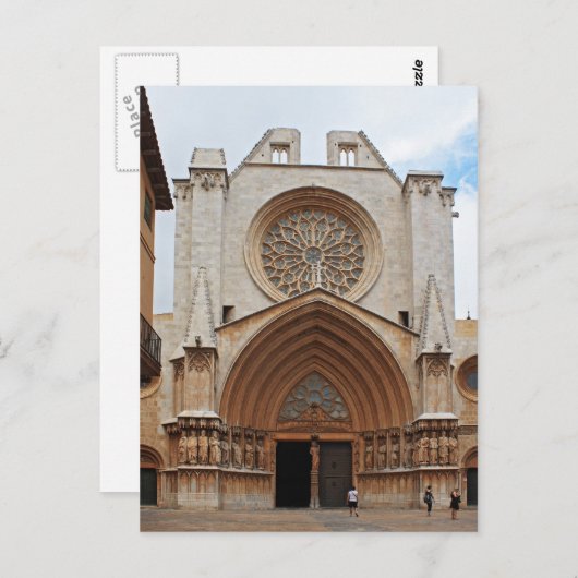 Tarragona kathedraal briefkaart (Voorkant / Achterkant)