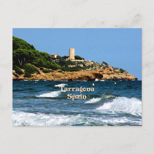 Tarragona, schilderachtig Briefkaart Spanje (Voorkant)