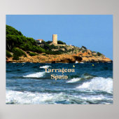 Tarragona, schilderachtig Spanje Poster (Voorkant)