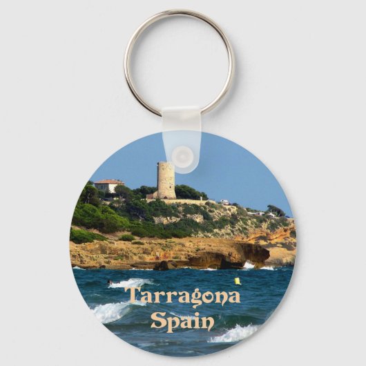 Tarragona, Spanje, pittoresk Sleutelhanger (Voorkant)