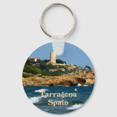 Tarragona, Spanje, pittoresk Sleutelhanger (Achterkant)