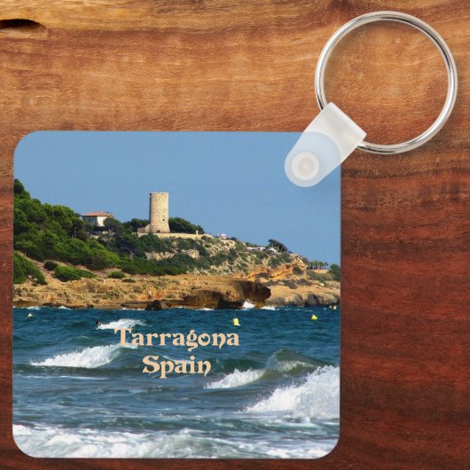 Tarragona, Spanje Sleutelhanger (Achterkant)