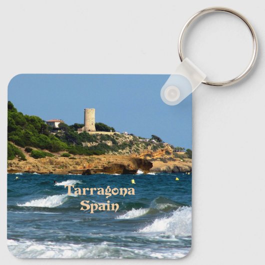 Tarragona, Spanje Sleutelhanger (Achterkant)