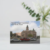 Tarrant County Courthouse (Day) Briefkaart (Staand voorkant)