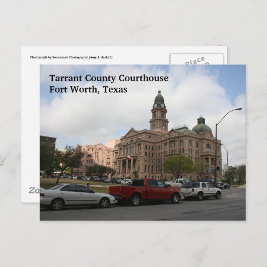 Tarrant County Courthouse (Day) Briefkaart (Voorkant / Achterkant)