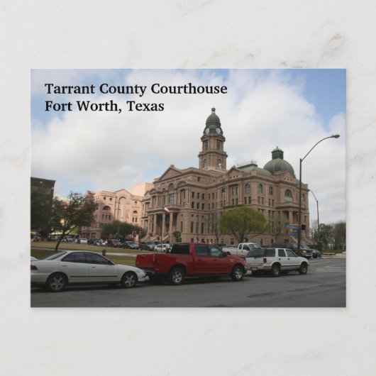 Tarrant County Courthouse (Day) Briefkaart (Voorkant)