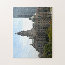 Tarrant County Courthouse westelijke hoek - W. Bel Legpuzzel