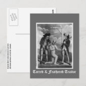 Tarred & Feathered Verrader Briefkaart (Voorkant / Achterkant)