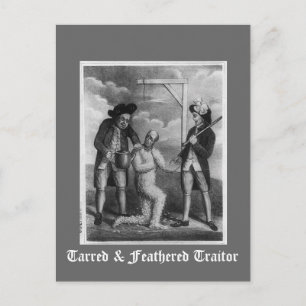 Tarred & Feathered Verrader Briefkaart
