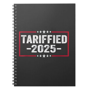 Tarrified 2025 Politiek Amerikaanse Tarrifs Notitieboek