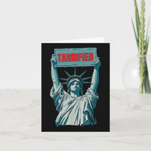 Tarrified Funny Politieke Humor Gezegde tegen Trum Kaart