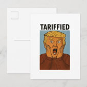 Tarrified Resist Ik sta met pinguïns Aankondigingskaart (Voorkant / Achterkant)