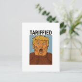 Tarrified Resist Ik sta met pinguïns Aankondigingskaart (Staand voorkant)