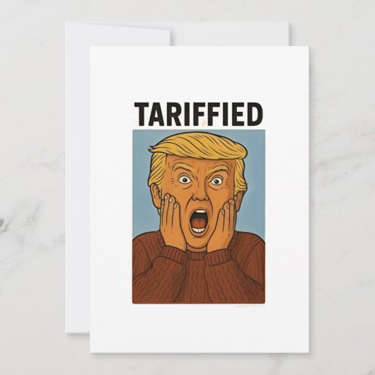 Tarrified Resist Ik sta met pinguïns Feestdagenkaart (Voorkant)