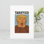 Tarrified Resist Ik sta met pinguïns Feestdagenkaart (Staand voorkant)