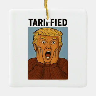 Tarrified Resist Ik sta met pinguïns Keramisch Ornament