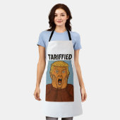 Tarrified Resist Ik sta met pinguïns Schort (Gedragen)