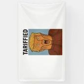 Tarrified Resist Ik sta met pinguïns Spandoek (Verticaal)