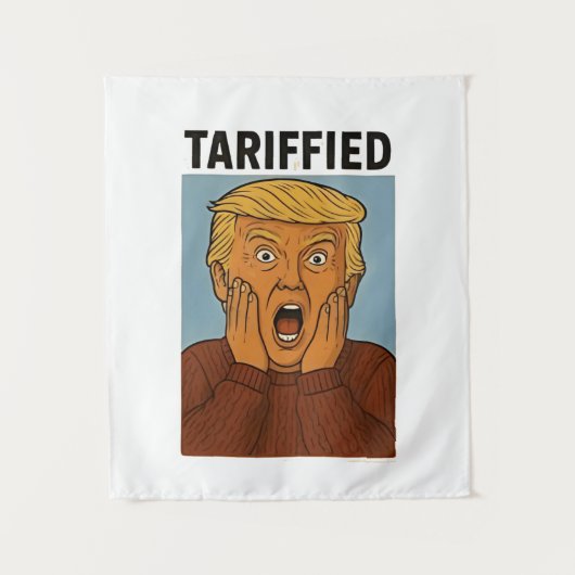 Tarrified Resist Ik sta met pinguïns Wandkleed (Voorkant)