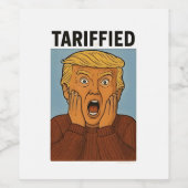 Tarrified Resist Ik sta met pinguïns Wijn Etiket (Enkel label)
