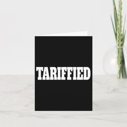 Tarrified Trump tariefantitarief 2 Kaart (Voorkant)