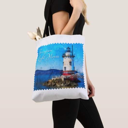 Tarrytown Light House Canvas tas (Dichtbij)