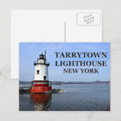 Tarrytown Lighthouse, Briefkaart van New York (Voorkant / Achterkant)
