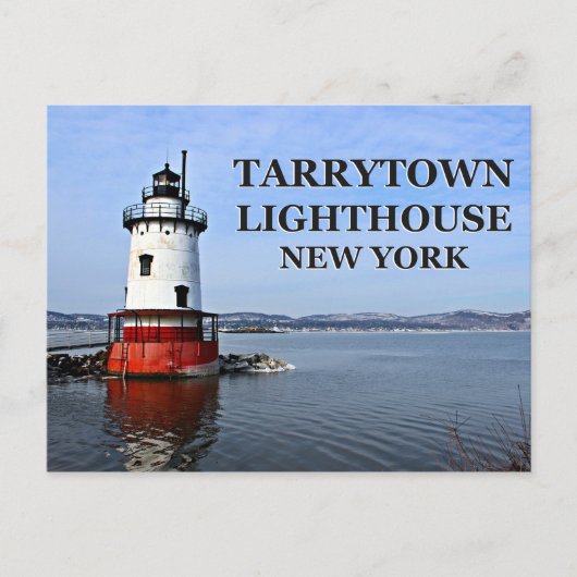 Tarrytown Lighthouse, Briefkaart van New York (Voorkant)