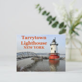 Tarrytown Lighthouse, Briefkaart van New York (Staand voorkant)