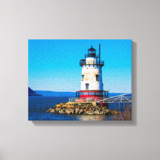Tarrytown Lighthouse Canvas Afdruk