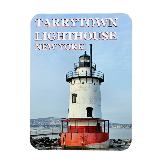 Tarrytown Lighthouse, New York 3x4 Flexi Magnet Magneet (Verticaal)