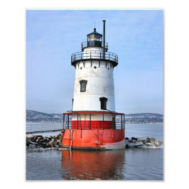 Tarrytown Lighthouse, New York Foto Afdruk