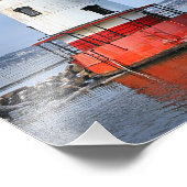 Tarrytown Lighthouse, New York Foto Foto Afdruk (Hoek)