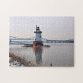 Tarrytown Lighthouse, New York Jigzaag Puzzle Legpuzzel (Horizontaal)