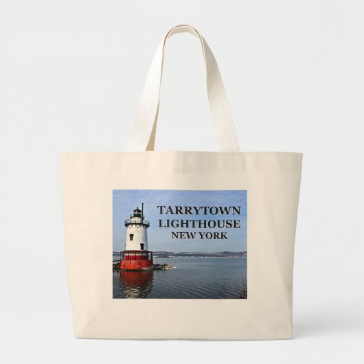 Tarrytown Lighthouse, New York Jumbo Canvas tas (Voorkant)