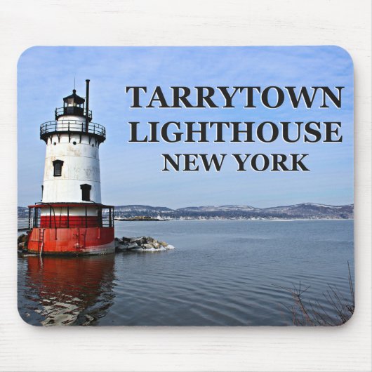 Tarrytown Lighthouse, New York Mousepad Muismat (Voorkant)