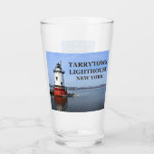 Tarrytown Lighthouse, New York Pint Glass Glas (Achterkant)