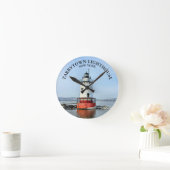 Tarrytown Lighthouse, New York Round Wall Clock Ronde Klok (Huis)