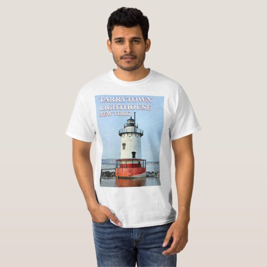 Tarrytown Lighthouse, New York T-Shirt (Voorkant volledig)