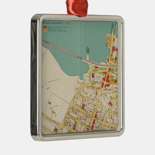 Tarrytown, N Tarrytown Metalen Ornament (Rechts)