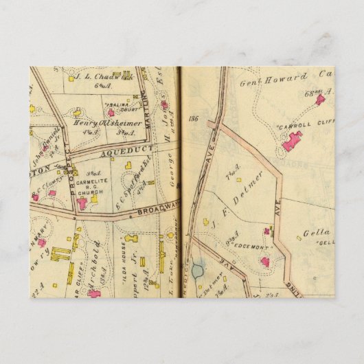Tarrytown, New York 3 Briefkaart (Voorkant)
