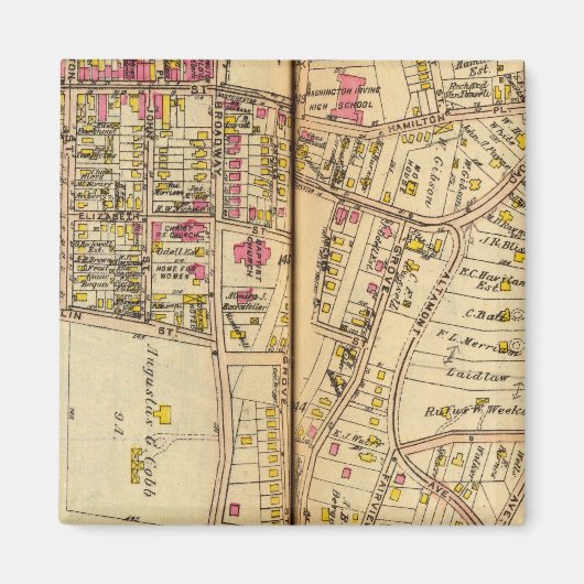 Tarrytown, New York 4 Magneet (Voorkant)