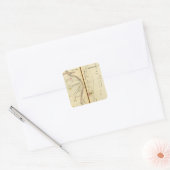 Tarrytown, New York 6 Vierkante Sticker (Envelop)