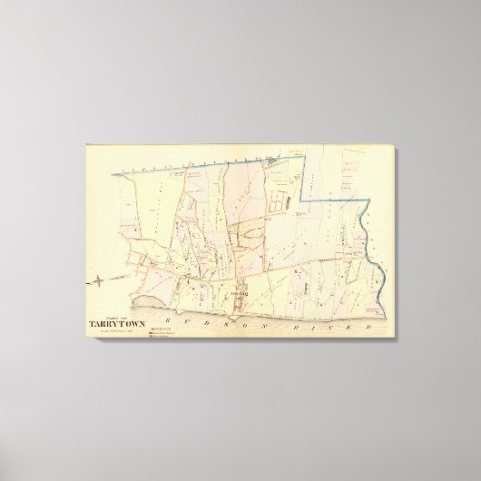 Tarrytown, New York Canvas Afdruk (Voorkant)