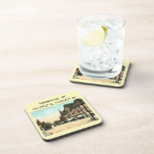 Tarrytown NY-kaartcoördinaten  stijl Bier Onderzetter (Rechterzijde)