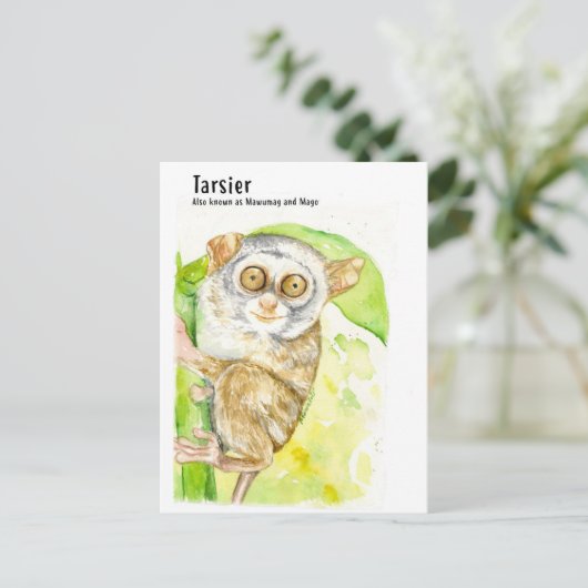 Tarsier- DNM-Briefkaarten Briefkaart (Staand voorkant)