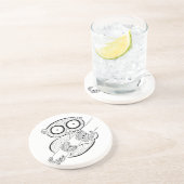 Tarsier Zandsteen Onderzetter (Zijkant)