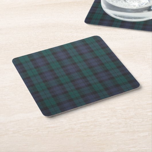 Tartan Aangepaste Onderzetters (Schuin)