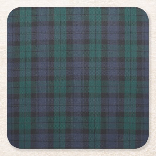 Tartan Aangepaste Onderzetters (Voorkant)